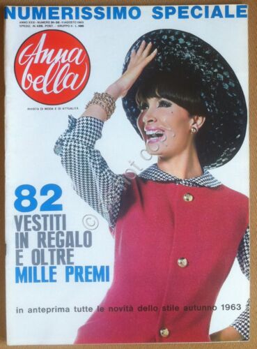 Rivista Magazine - Annabella 1963 speciale - Sandra Milo anteprima …