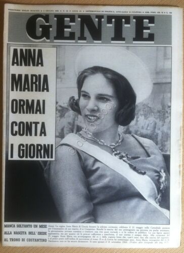 Rivista Magazine - Gente - 2 Giugno 1965 - Gina …