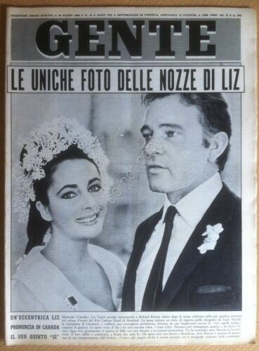 Rivista Magazine - Gente - 26 Marzo 1964 - Gigliola …