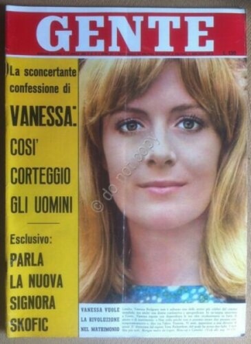 Rivista Magazine - Gente 17 aprile 1968 - Vanessa Redgrave …