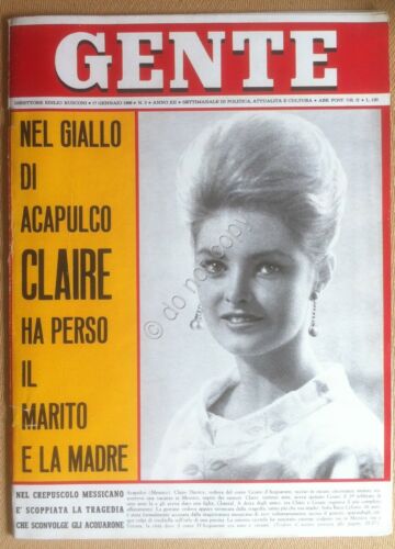 Rivista Magazine - Gente 17 gennaio 1968 - Miranda Martino …