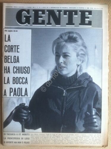 Rivista Magazine - Gente 8 marzo 1963 - Mastroianni - …