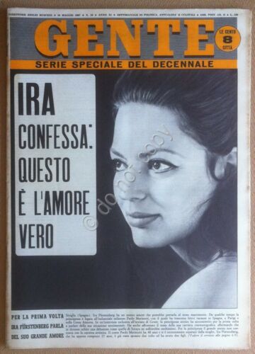 Rivista Magazine - Gente n 19 1967 - Ira Frstenberg …