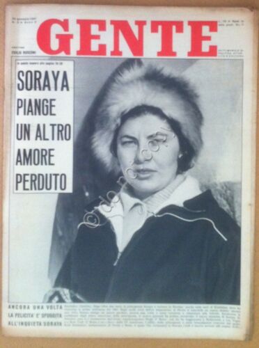 Rivista Magazine - Gente n 3 1961 - Soraya - …