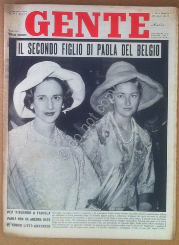 Rivista Magazine - Gente n° 31 1961 - Ingrid Bergman …