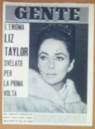 Rivista Magazine - Gente n 42 1964 - Liz Taylor …