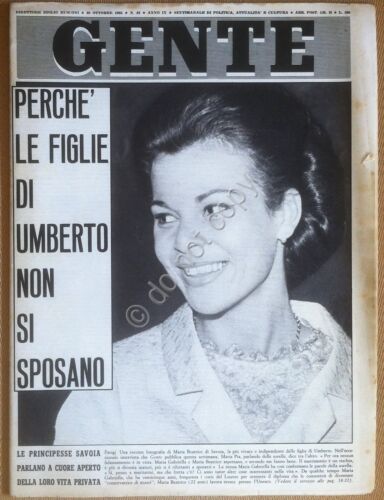 Rivista Magazine - Gente n 42 1965 - Turina - …