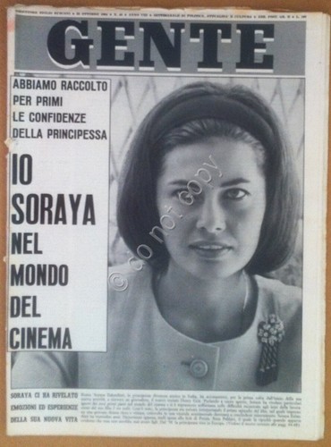 Rivista Magazine - Gente n° 43 1964 - Soraya - …