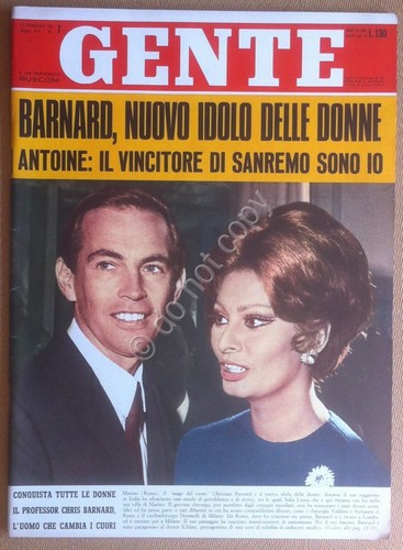 Rivista Magazine - Gente n° 7 1968 - Antoine - …