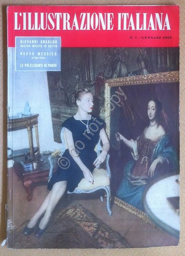 Rivista Magazine - Illustrazione Italiana n° 1 1952 - Egitto …