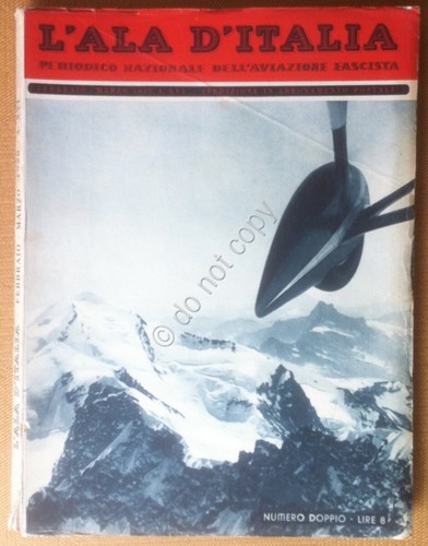 Rivista Magazine - L'Ala d'Italia - Febbraio Marzo 1938 - …