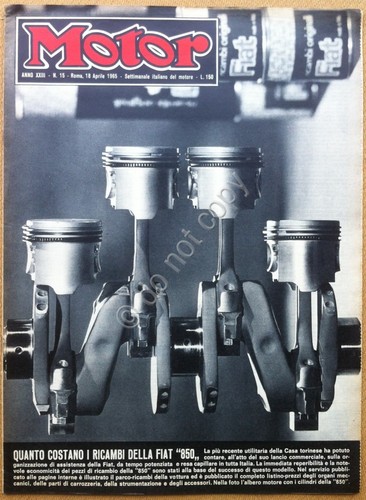 Rivista Magazine - Motor - 1965 n° 15 - Ferrari …