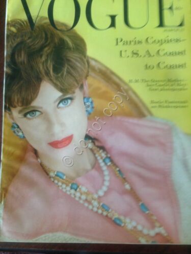 Rivista Magazine - Vogue America - 15 Marzo 1959 Ed …