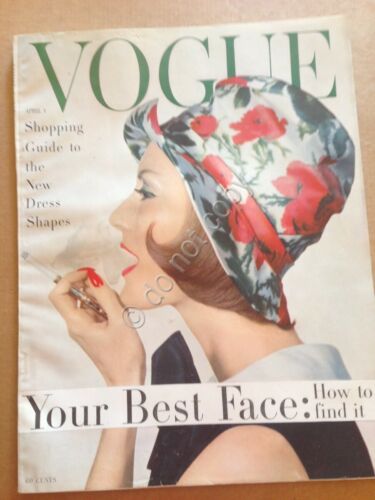 Rivista Magazine - Vogue America 1 Aprile 1958 Ed Conde …