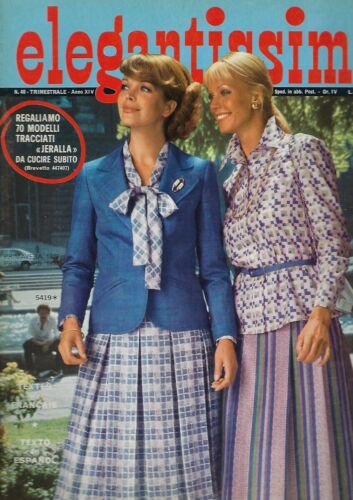 Rivista Magazine Elegantissima n.40 Primavera 1977 Ed ibi moda femminile …