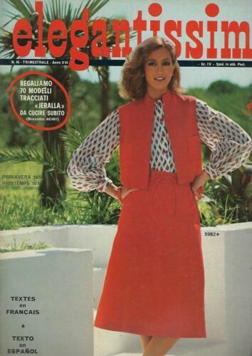 Rivista Magazine Elegantissima n.46 Primavera 1979 Ed ibi