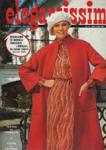 Rivista Magazine Elegantissima n.48 Inverno 1980 Ed ibi moda femminile …