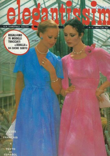 Rivista Magazine Elegantissima n.50 Primavera 1980 Ed ibi moda femminile …