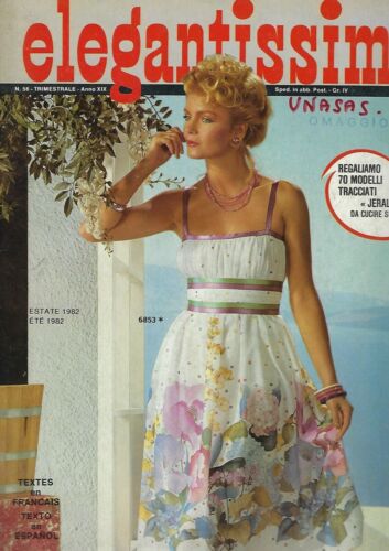 Rivista Magazine Elegantissima n.56 Estate 1982 Ed ibi moda femminile …