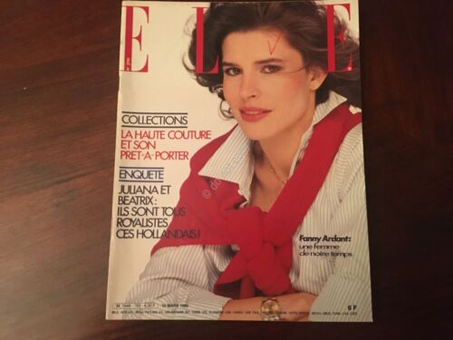 Rivista Magazine Elle 10 Marzo 1980 n. 1783 Fanny Ardant