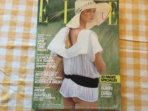 Rivista Magazine Elle 16 Giugno 1980 n. 1797 Patrick Poivre …