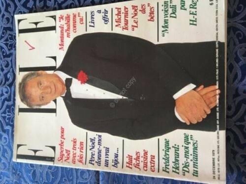 Rivista Magazine Elle 24 Dicembre 1979 n. 1772 Ives Montand