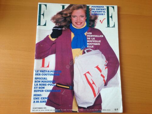 Rivista Magazine Elle France 18 Septembre 1978 n.1706 Stigwood