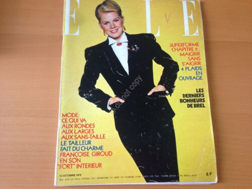 Rivista Magazine Elle France 23 Ottobre 1978 n.1711 Andre Dulong