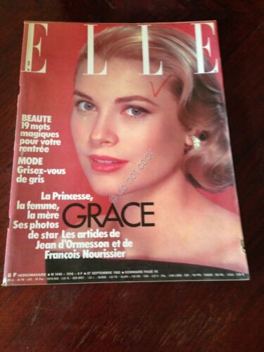 Rivista Magazine Elle France 27 Septembre 1982 N.1916 Grace de …