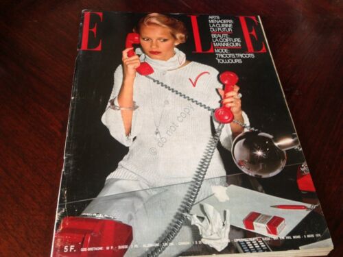 Rivista Magazine Elle France 8 Mars 1976