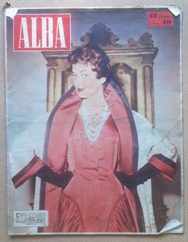 Rivista moda abiti - Alba - 21 Marzo 1954 - …