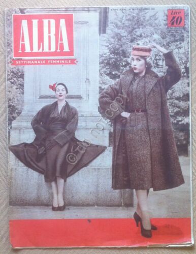 Rivista moda abiti - Alba - 3 Dicembre 1953 - …