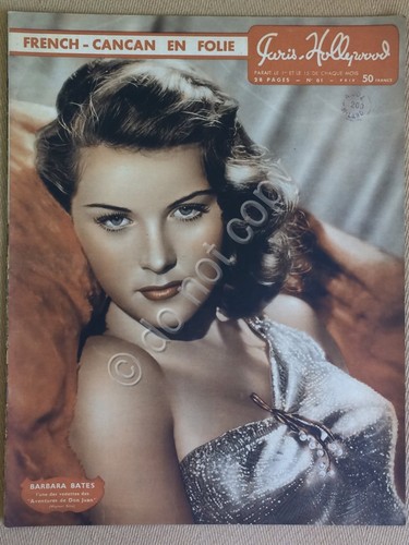 Rivista Paris Hollywood - Barbara Bates - Vivian Blain - …