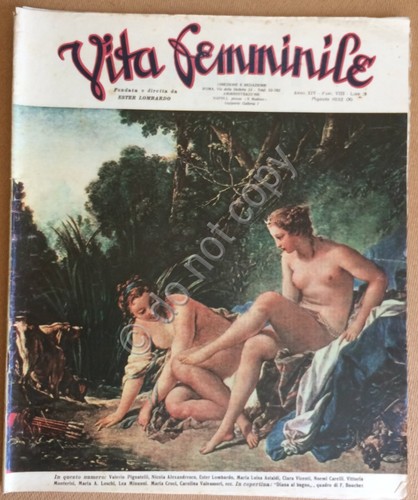 Rivista Vita Femminile - Agosto 1932 - Pubblicità Richard Ginori …