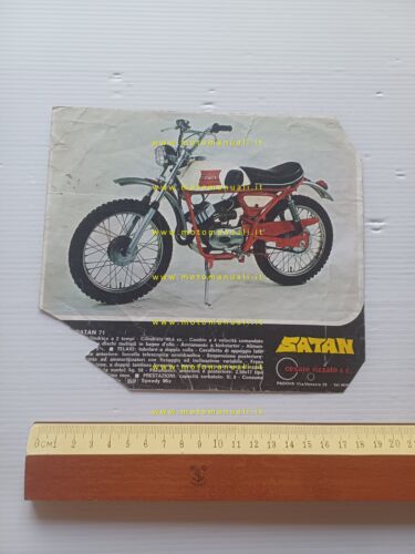 Rizzato 50 Satan depliant italiano originale