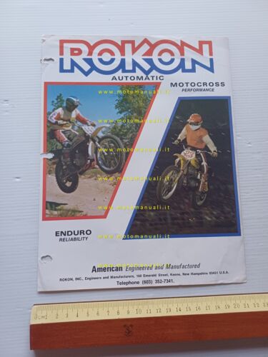 Rokon 340 MX-2 Cross - RT-I - RT-II 1975 depliant …
