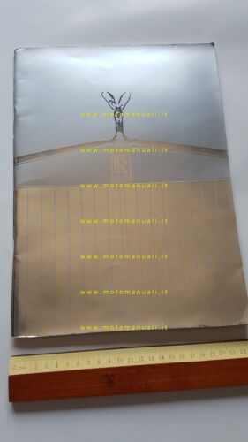 Rolls-Royce Silver Spur Silver Spirit Corniche 1987 depliant originale italiano