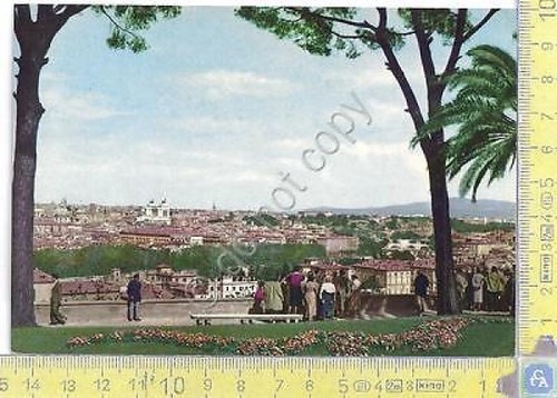 Roma - Veduta del Gianicolo - '70s