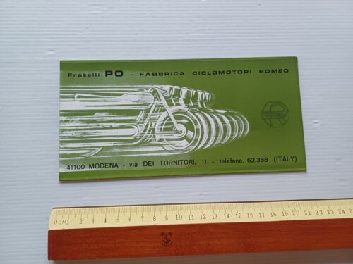 Romeo 50 produzione ciclomotori 1970 depliant italiano originale