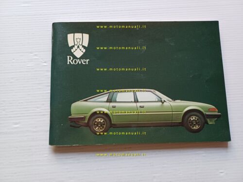 Rover 2000-2300-2300 S-2600 S 1982 manuale uso manutenzione originale Italiano