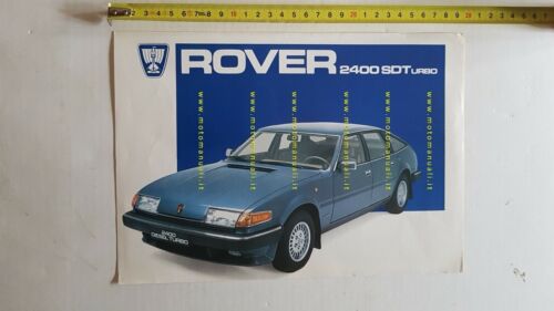 ROVER 2400 SD Turbo 1982 depliant italiano originale car brochure