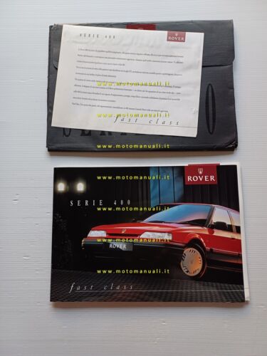 Rover serie 400 cartella stampa originale