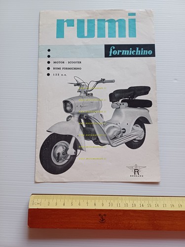 RUMI Formichino 125 depliant originale italiano