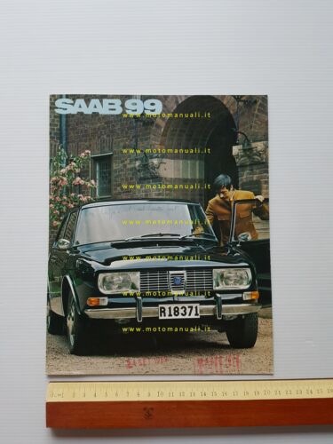 Saab 99 1968 depliant originale francese