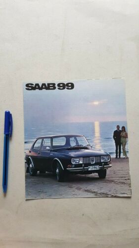 Saab 99 1968 depliant originale ITALIANO auto brochure