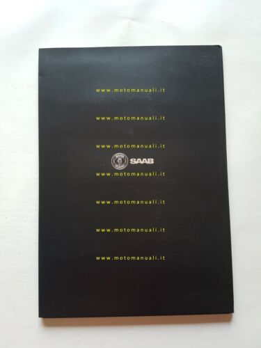 SAAB modelli 2000 CARTELLA STAMPA originale INGLESE NO depliant