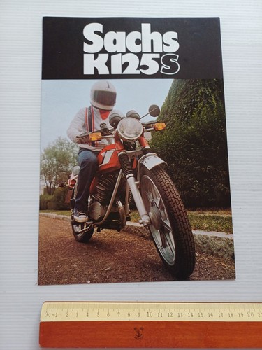 Sachs K 125 S 1977 depliant italiano originale