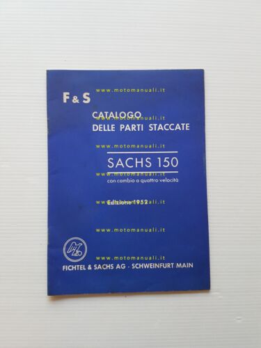 Sachs MOTORE 150 anni 50 catalogo ricambi originale spare parts …