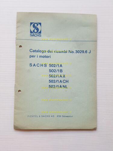 Sachs MOTORE 50 502\1 A(CH-NL)AX - B 1968 catalogo ricambi …