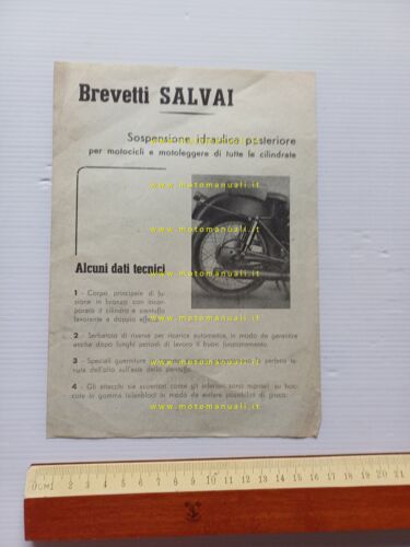 SALVAI sospensione idraulica posteriore accessorio anni 50 originale